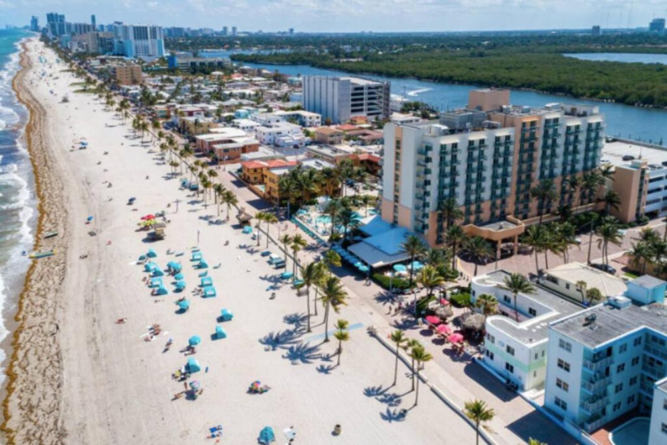 Walkabout 8 Tower Suite With Panoramic Ocean Views ハリウッド エクステリア 写真